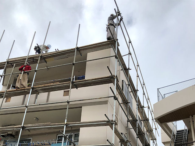 足場組み立て工事